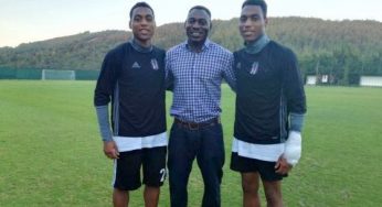 Daniel Amokachi’s twins sign for Kwara United