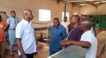 Otukpo water supply: Abounu expresses satisfaction with work at Otobi waterworks