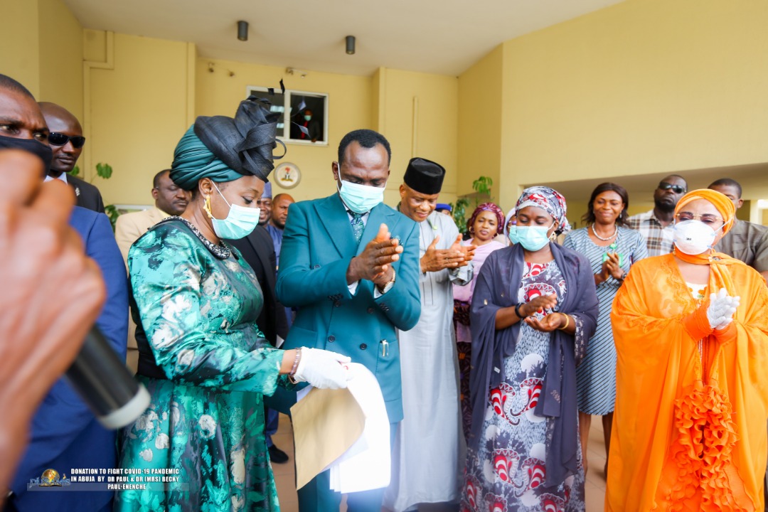 Coronavirus: Dr. Paul Enenche of Dunamis donates safety items, medical equipment to combat COVID-19 in Abuja