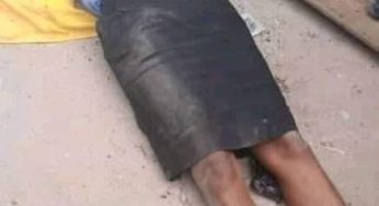 Gory photo of the policewoman killed by taskforce officials in Rivers