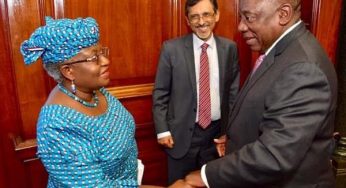 Covid-19: President Ramaphosa appoints Okonjo-Iweala as special envoy of African Union