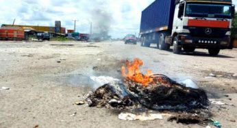 Violent protest in Lagos community over COVID-19 lockdown