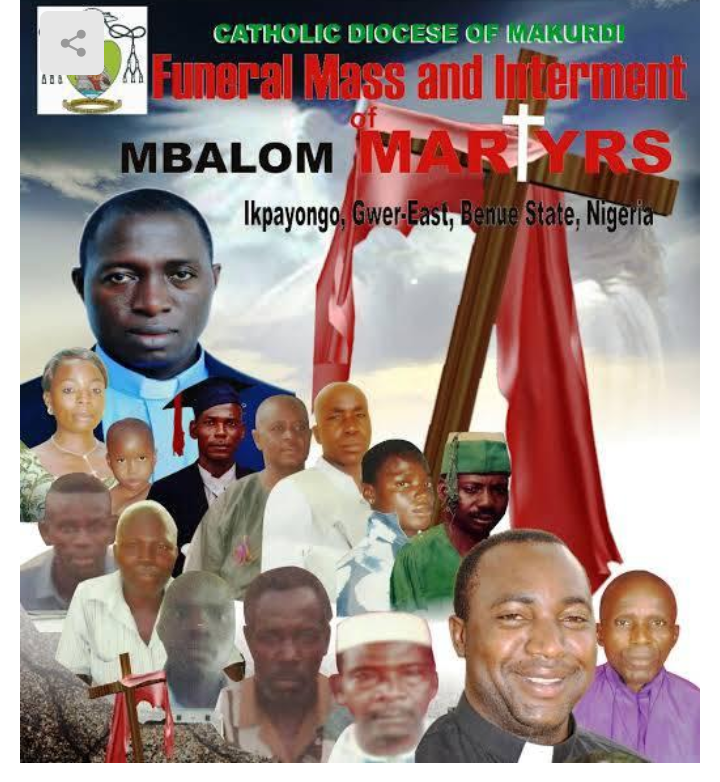 Catholic Church remembers 2 priests, 17 parishioners killed by Fulani herdsmen in Benue community two years after