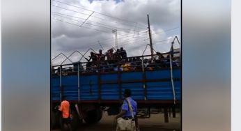 Gov Ortom speaks on hiring rickety trucks to convey police officers from Enugu (Video)