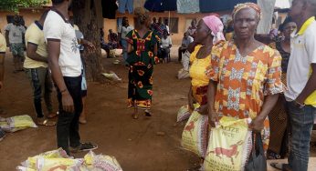 G12 Foundation takes to streets, villages, disburse Covid-19 palliatives to widows ahead of Easter celebration