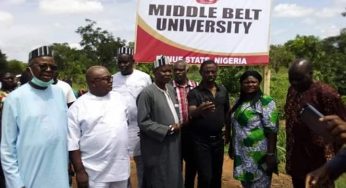 Middle Belt University to be built in Benue State (Photos)