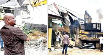 Gov. Wike converts site of demolished Hotel to School