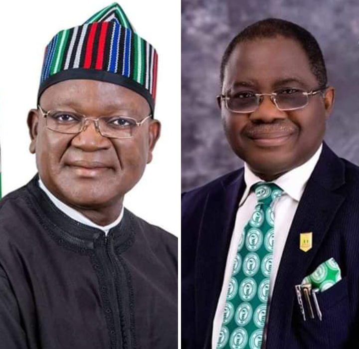 Gov. Ortom reacts to appointment of Prof. Ujah as University of Health Sciences Otukpo VC