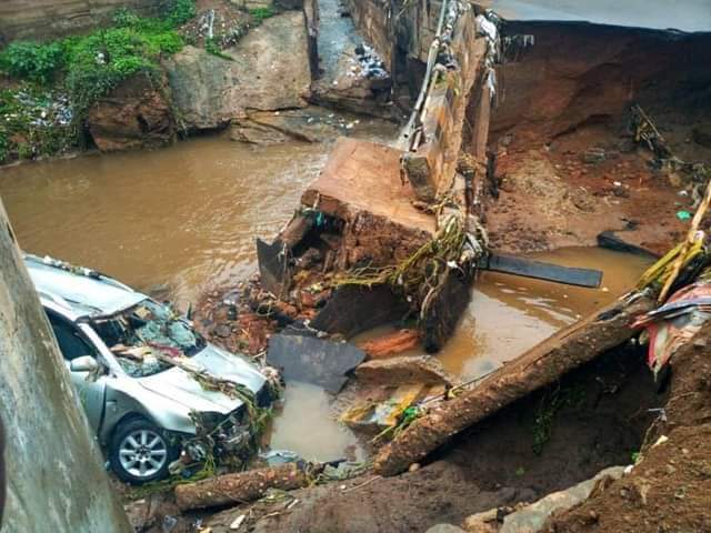 Four feared dead as bridge collapses in Kwara after heavy rainfall