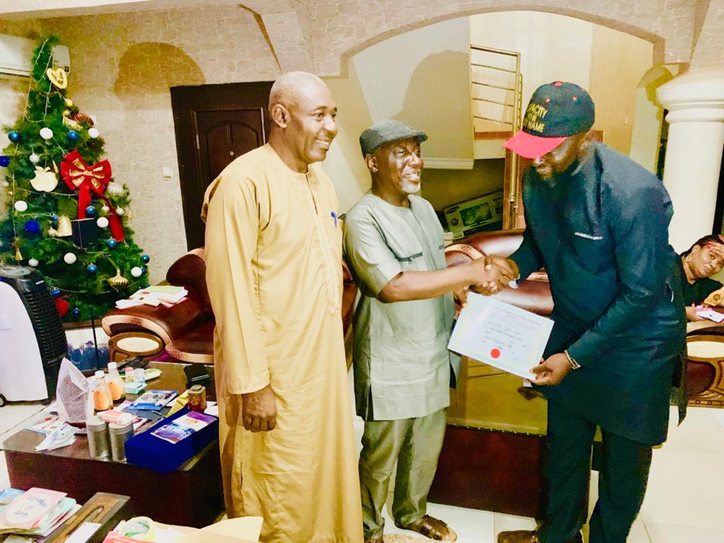 Oche presents Certificate of Return to Sen. Abba Moro, appreciates his mentorship, support