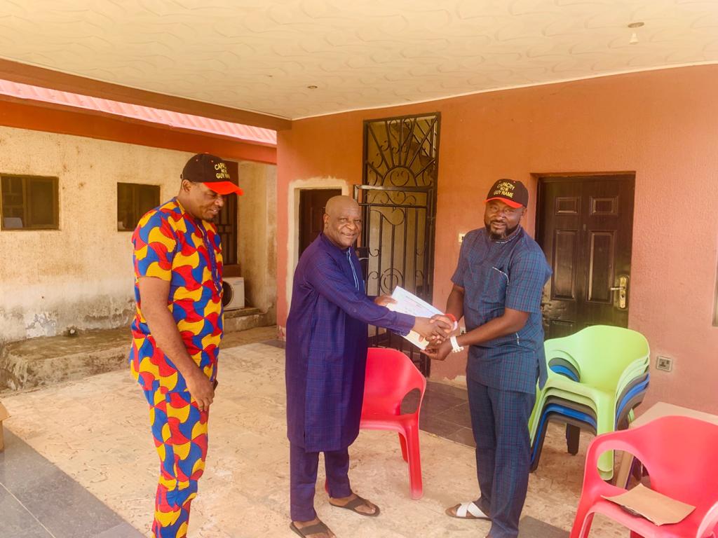 Oche presents Certificate of Return to Dr. Stephen Onmeje, heaps praises on Benue ex-Deputy Speaker