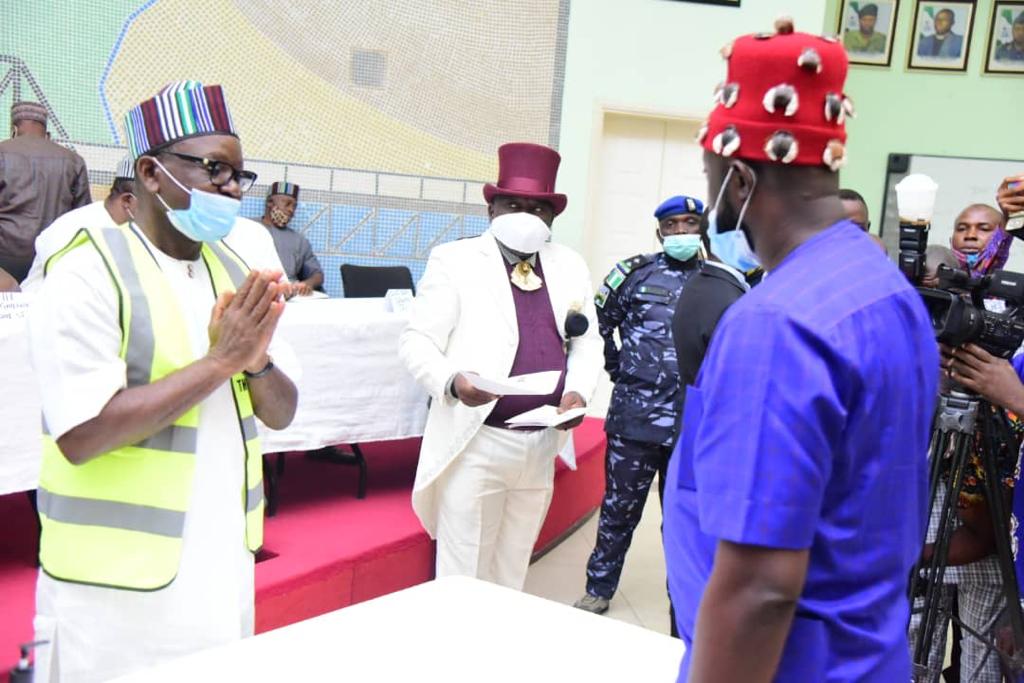 BREAKING: James Oche, others inaugurated as council chairmen in Benue