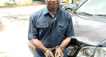 Popular Anambra billionaire and owner of Best Aluminium, Chief Pius Nweke Ochulor arrestes with pistol