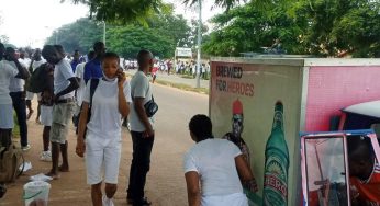 Police recruitment: ‘How we were tear-gassed, treated like criminals at screening venue’ – Stranded Ogbadibo applicants reveal (Video)