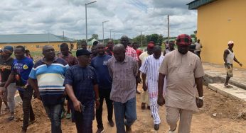 Sen Abba Moro inspects, okays work at University of Health Sciences Otukpo take off site (Photos)