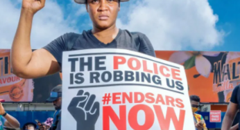 End SARS: Actress Omotola, family, join protest