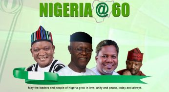 Nigeria at 60: Ado Council boss, James Oche felicitates with Ortom, Abounu others