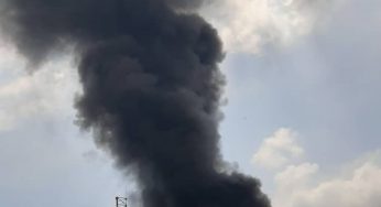 BRT terminal at Ojodu-Berger on fire