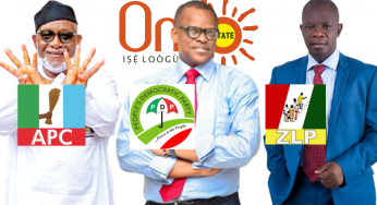 Akeredolu trashes Jegede, Agboola, ZLP in Ijebu 2, Owo LGA, scores 3,676 votes