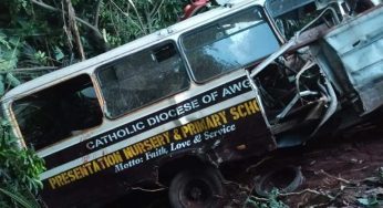 TRAGEDY: Truck crushes over 15 Catholic school pupils to death in Enugu