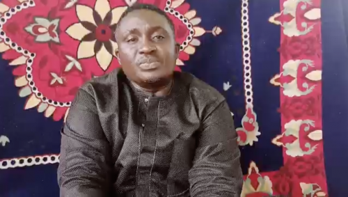 BREAKING: Missing Plateau Cleric appears in new Boko Haram video, asks Nigerian govt, church to rescue him, two others