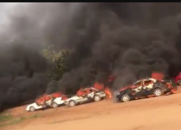 End SARS: How hoodlums burnt over 200 vehicles belonging to protesters, car dealers in Abuja