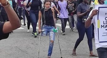 Jane Obiene: Youths raise N4.1m to buy prosthetic leg for End SARS protester without limb in 24 hours