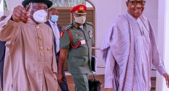 BREAKING: Buhari meets with Obasanjo, Gowon, Jonathan, ex-presidents, security chiefs
