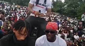 End SARS: Flavour, Phyno ‘banished’ from Enugu for leading protest (Photo)