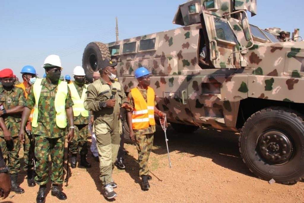 Photos News: Gen Buratai tours Command Engineering Depot in Kaduna