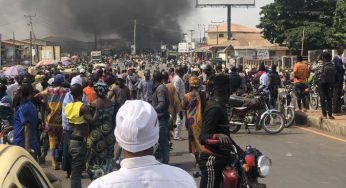 BREAKING: One killed as okada riders, Warders clash in Ibadan (VIDEO)