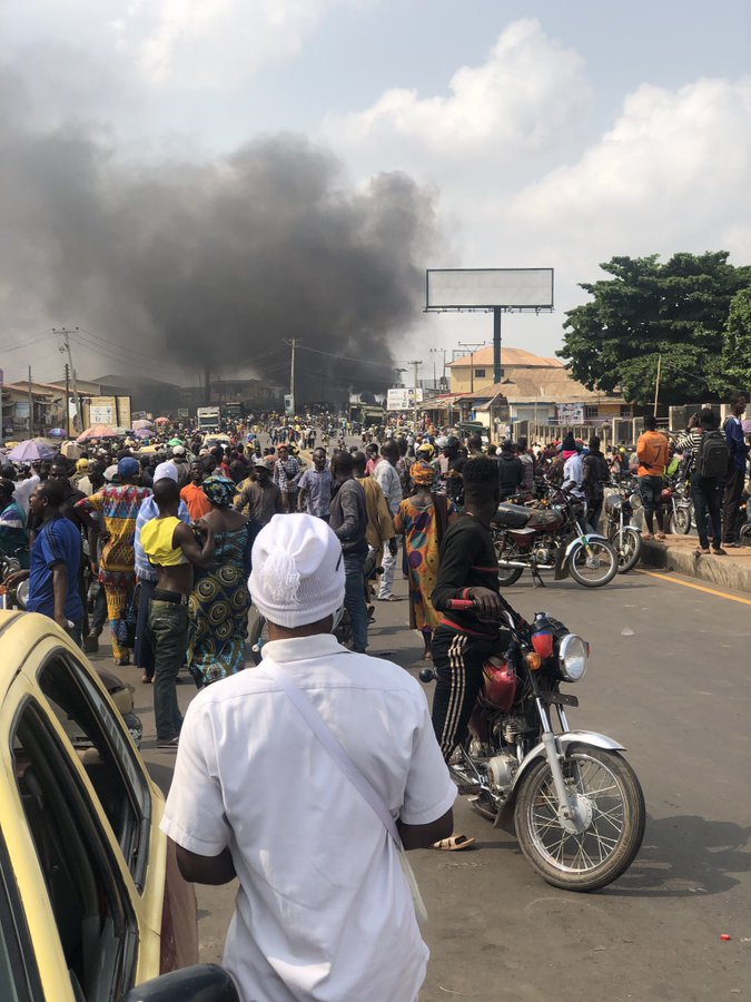 BREAKING: One killed as okada riders, Warders clash in Ibadan (VIDEO)