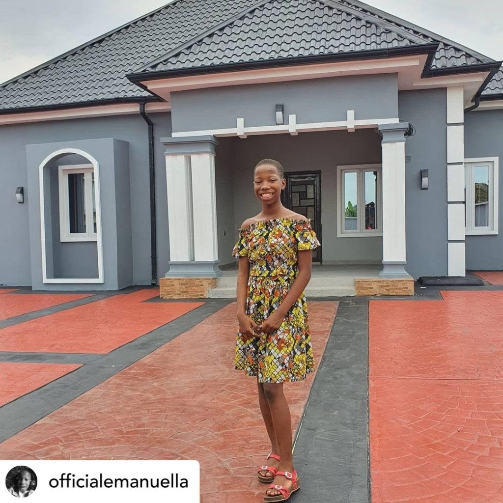 10-year-old comedienne, Emmanuella buys her mom a house