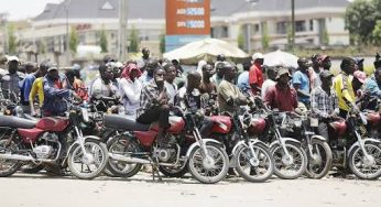 BREAKING: Okadas protest fuel hike, block roads in Otukpo