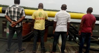 EFCC receives four suspected oil thieves from Navy