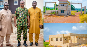 Brig. Gen Numbere visits Army Estate in Otukpo, assures infrastructures will soon be completed