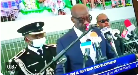 Obaseki’s ADC collapses during inauguration (Video)