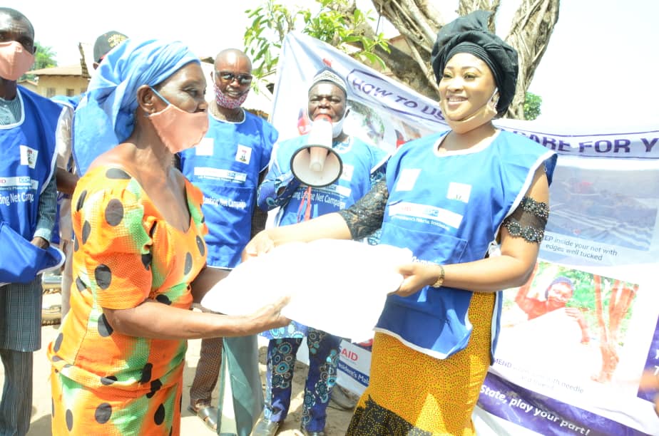 Blessing Oche backs Eunice Ortom’s anti-malaria campaign, flags off distribution of mosquito nets in Ado