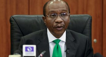 BREAKING: CBN Gov, Godwin Emefiele finally picks presidential forms