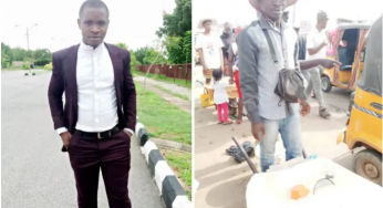 I make N4500 daily from hawking garri – UNIZIK graduate, Joachim