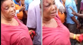 Woman allegedly returns the manhood she ‘stole’ in Aba (Video)