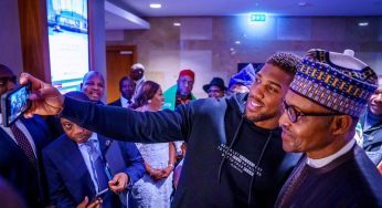 President Buhari hails Anthony Joshua’s victory over Pulev