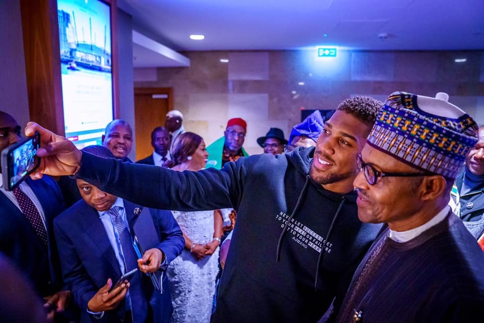 President Buhari hails Anthony Joshua’s victory over Pulev