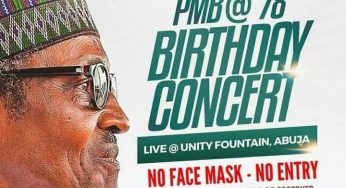 Nigerians react as Buhari holds 78th birthday concert amid nationwide unrest