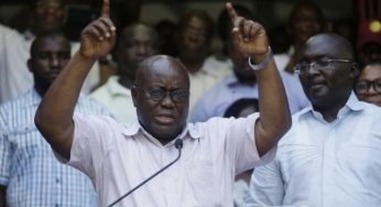 Breaking: Akufo-Addo wins Ghana presidential election, defeats Mahama with 515, 541 votes