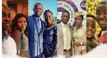 Pastor Adeboye excited as his 4 children celebrate their wedding anniversaries same day (Photo)