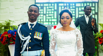 Flying Officer Felix Audu Enenche weds in Abuja (PHOTOS)