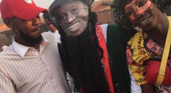 ‘Goodluck Jonathan’s’ masquerade spotted at Edumoga Heritage Carnival in Benue (Photos)