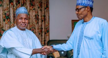 We are already negotiating with kidnappers of Kankara school boys – Masari tells Buhari