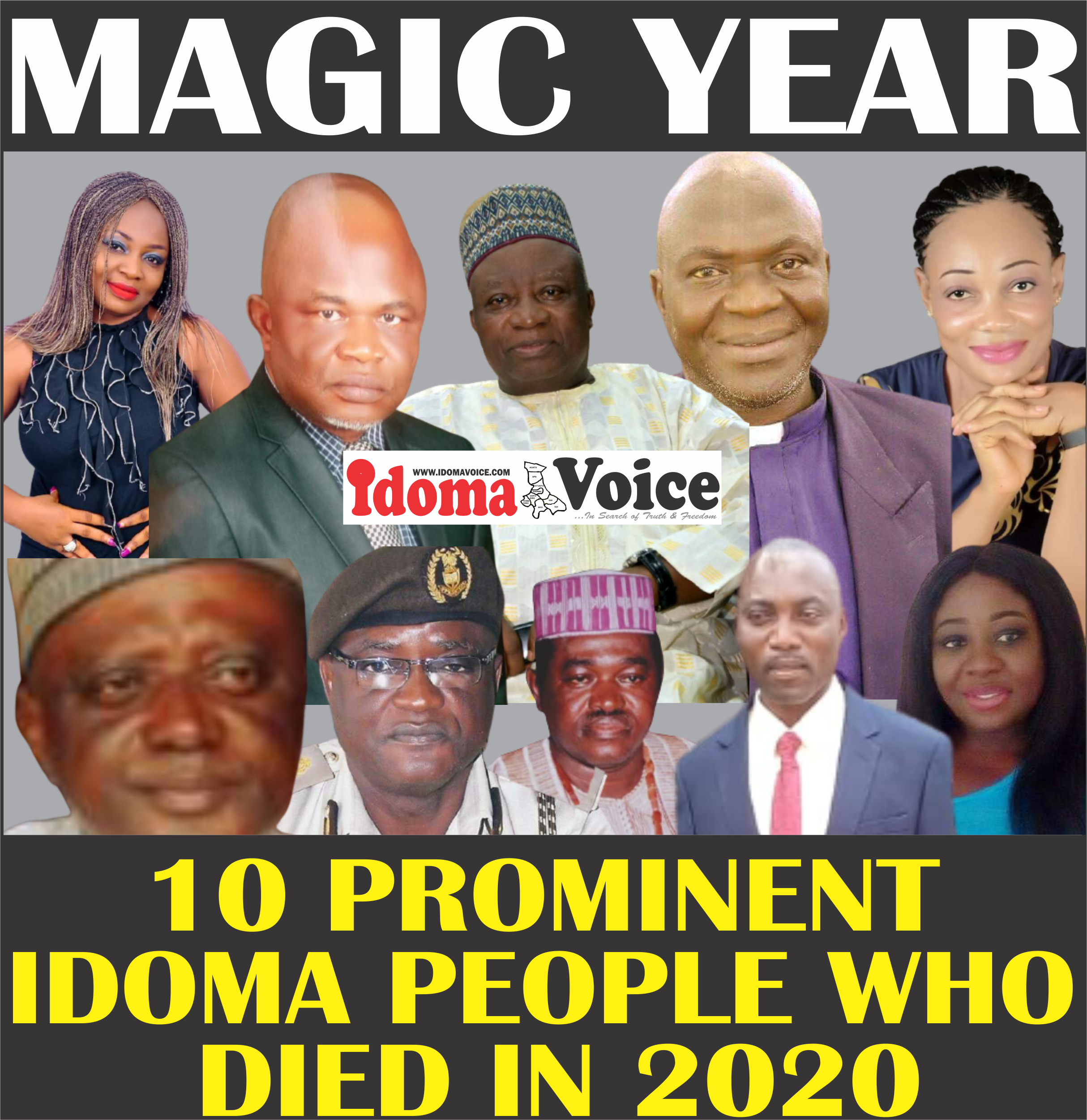 Prominent Idoma people that died in 2020